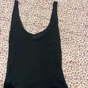 Sheer SKIMS black tank